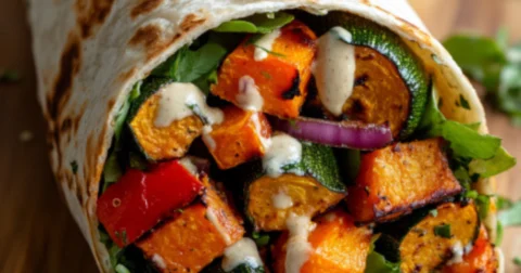 Roasted Vegetable Wrap