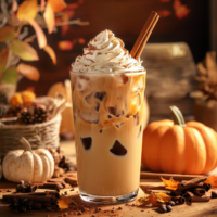 Vegan Iced Pumpkin Spice Coffee